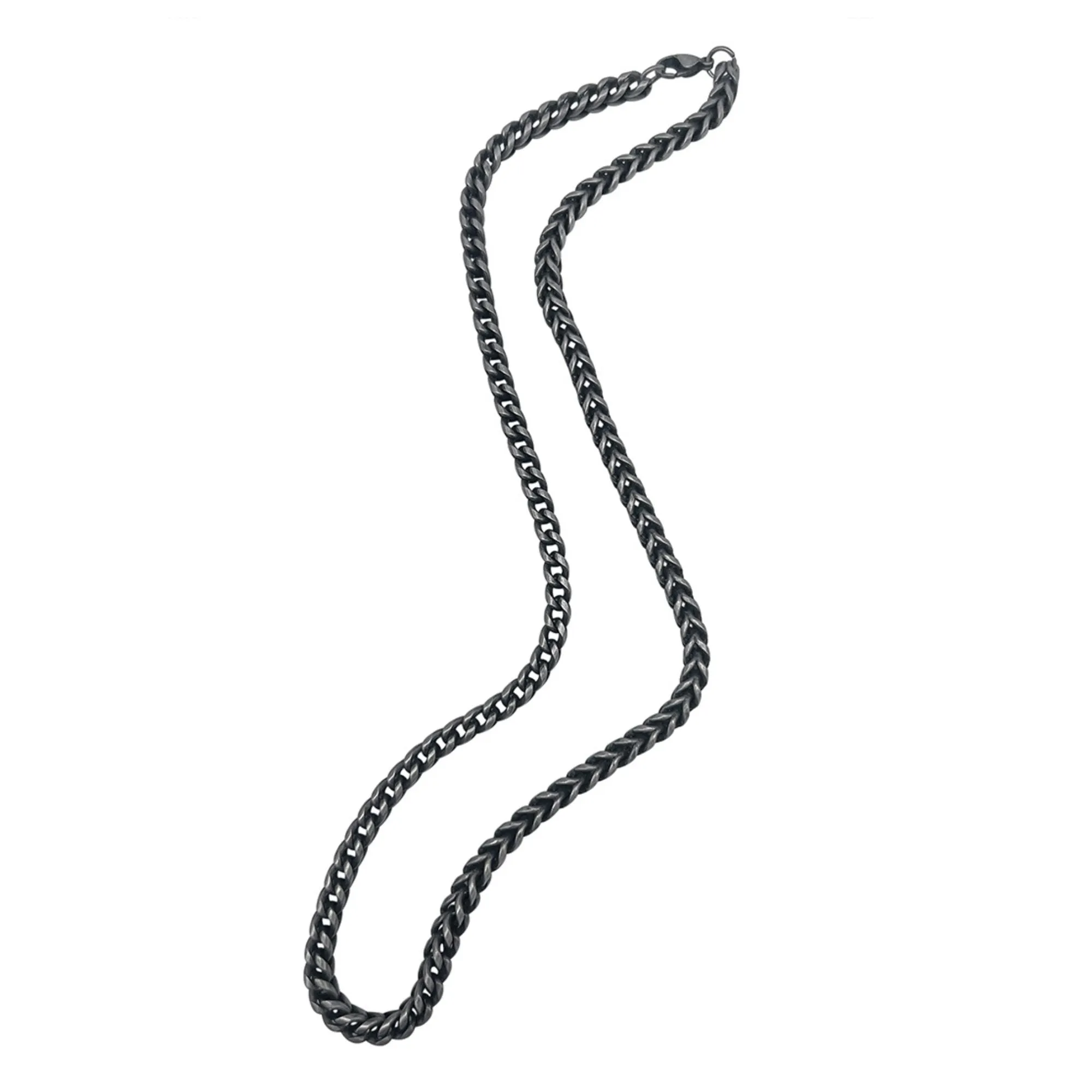 Tarnish Resistant Silver Plated Franco Chain Necklace