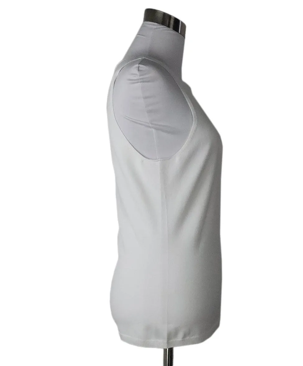 The Row White Tank Top sz 8