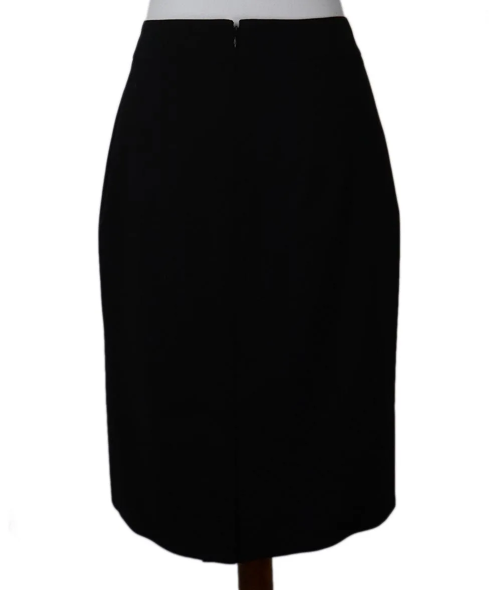 Theory Black Wool Skirt sz 12