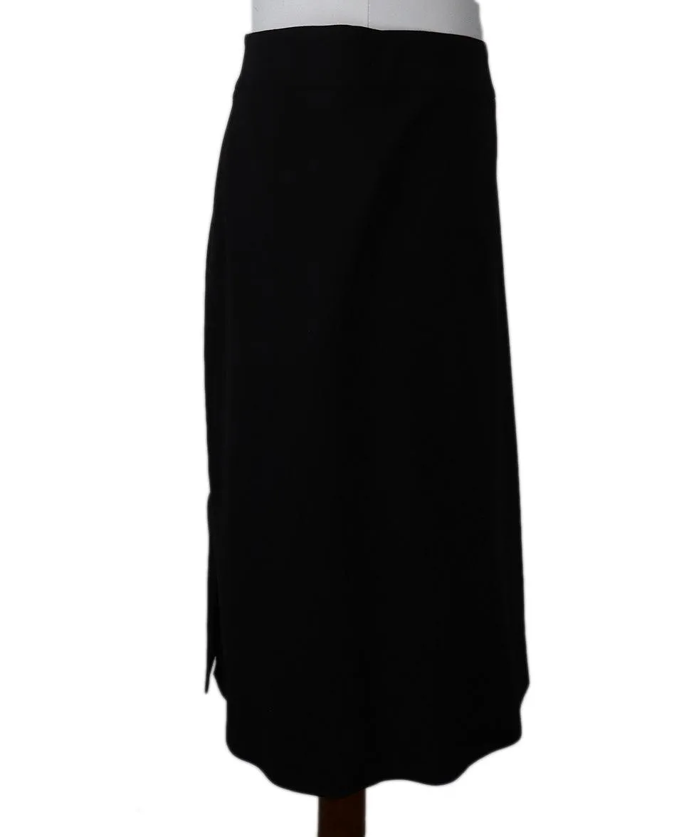 Theory Black Wool Skirt sz 12