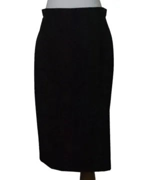 Theory Black Wool Skirt sz 8