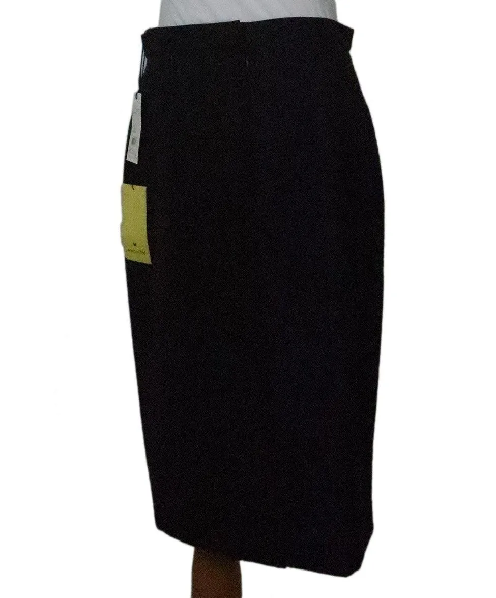 Theory Black Wool Skirt sz 8