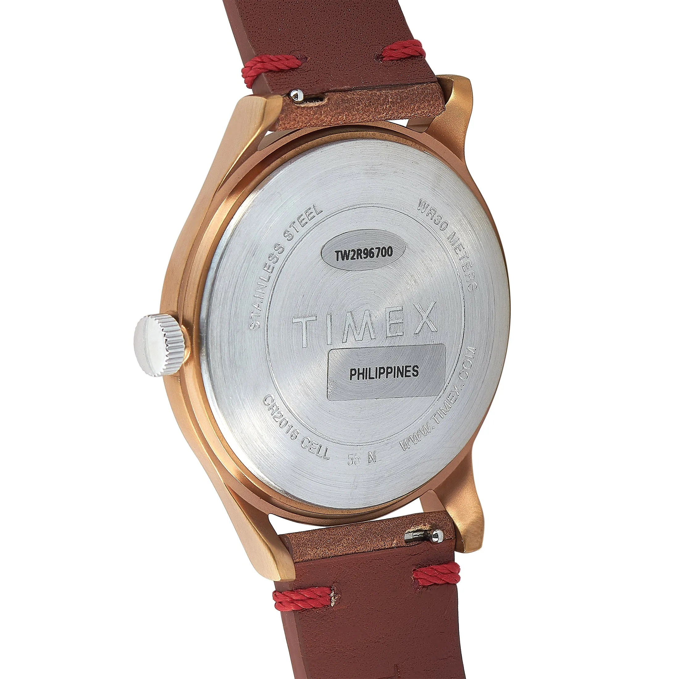 Timex MK1 40 mm 24 Hour Leather Strap Military Watch TW2R96700