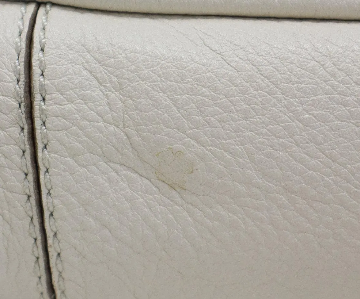 Tod's Bone White Leather Shoulder Bag