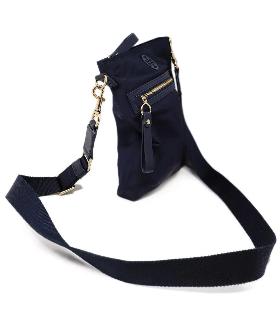 Tory Burch Navy Nylon Crossbody