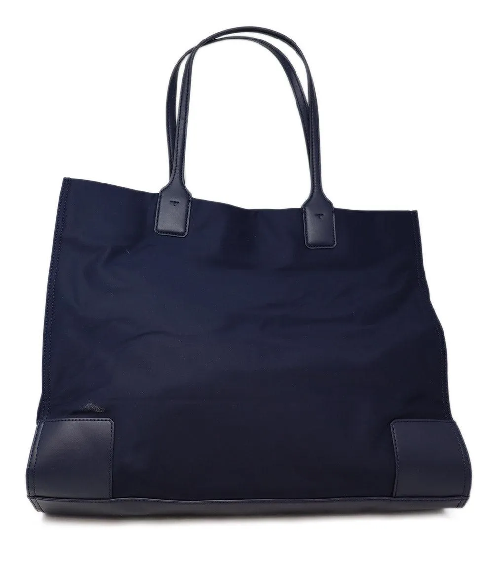 Tory Burch Navy Nylon Large Tote