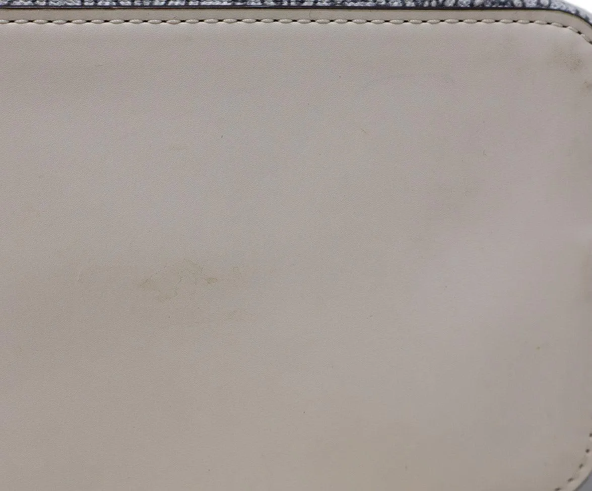Tory Burch White & Blue Print Tote