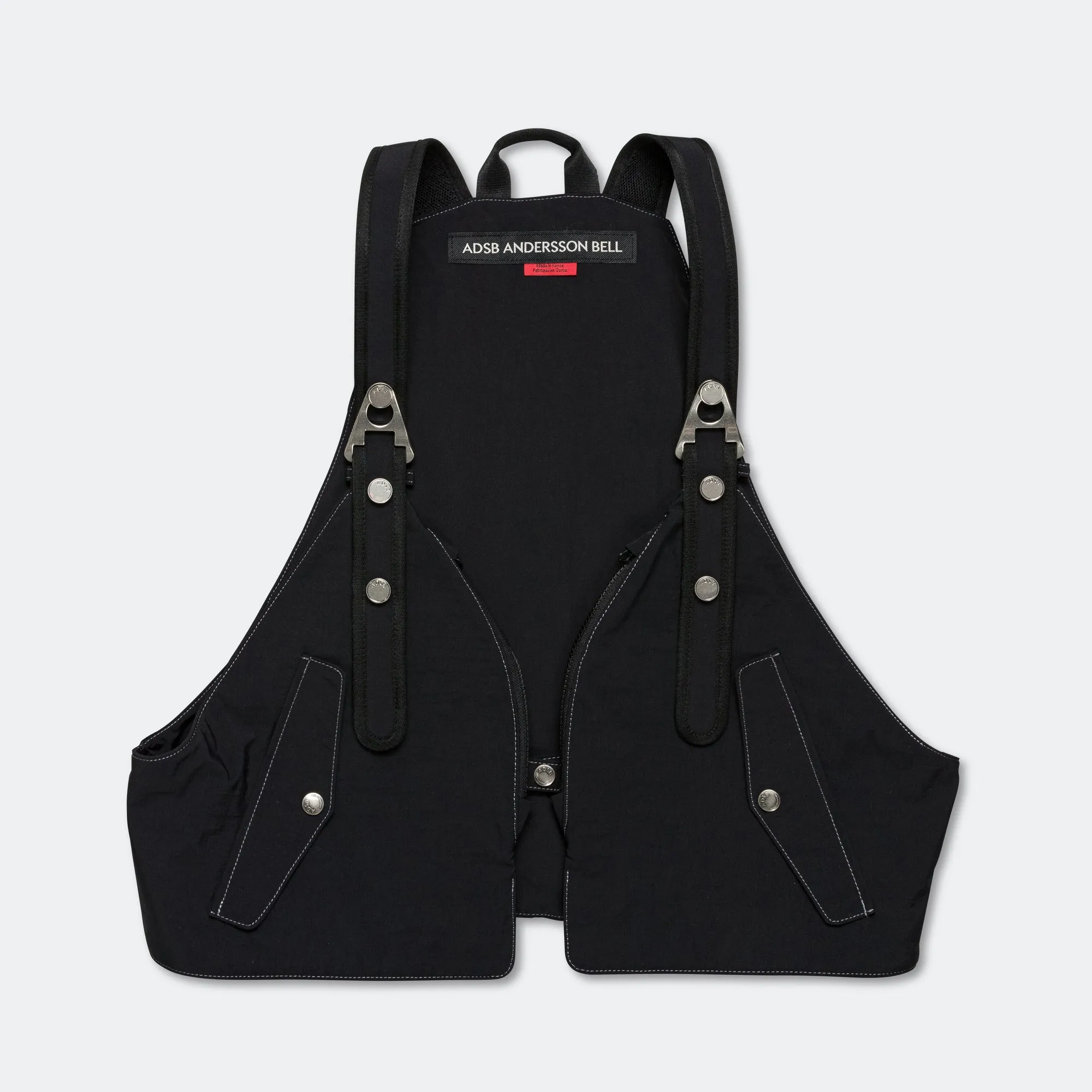 Triangolo Vest Backpack - Black