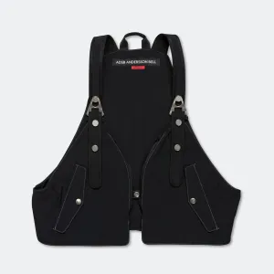 Triangolo Vest Backpack - Black