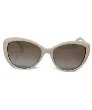 Valentino White Floral Sunglasses