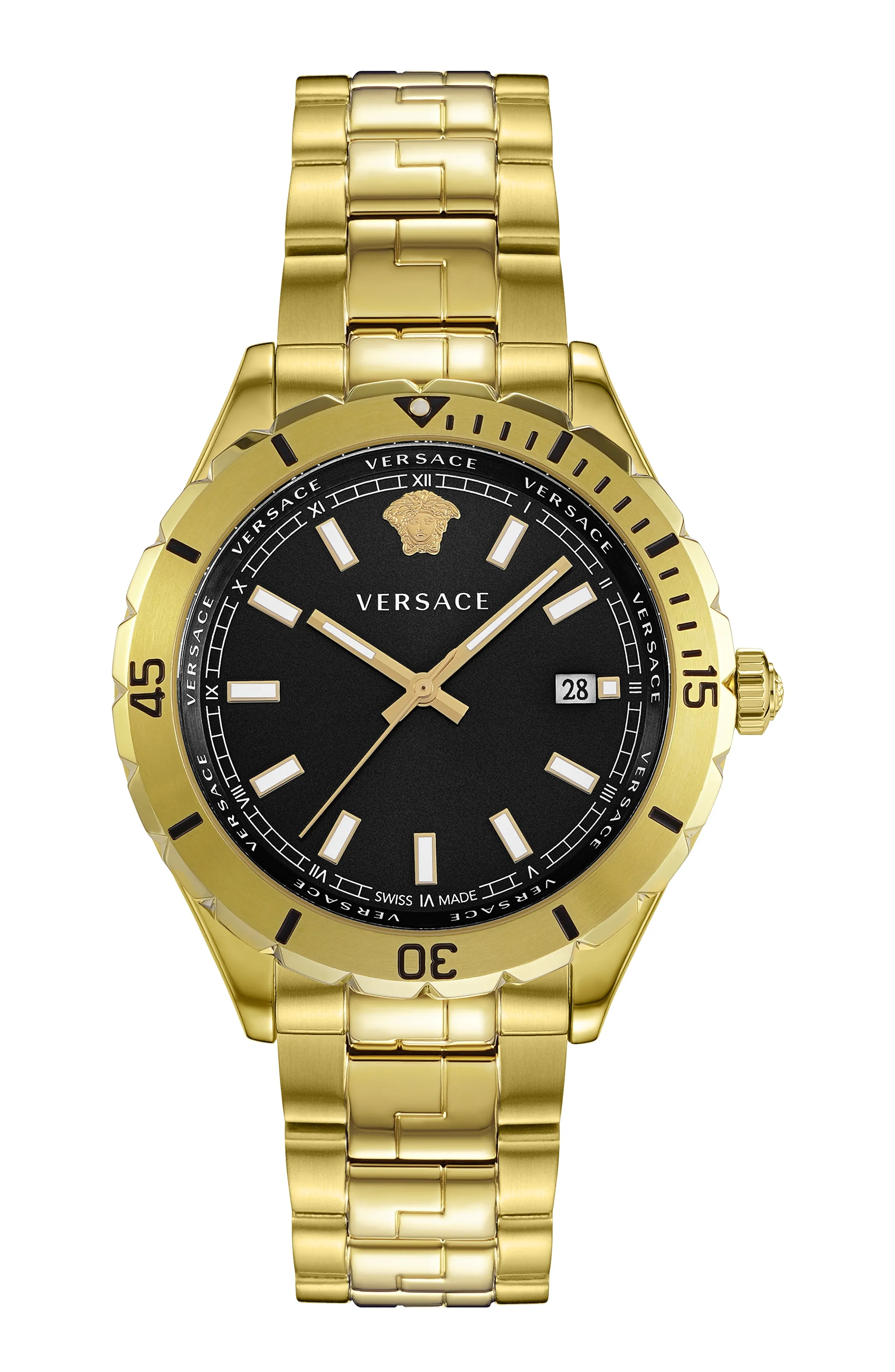 Versace Men's Hellenyium 42mm Quartz Watch
