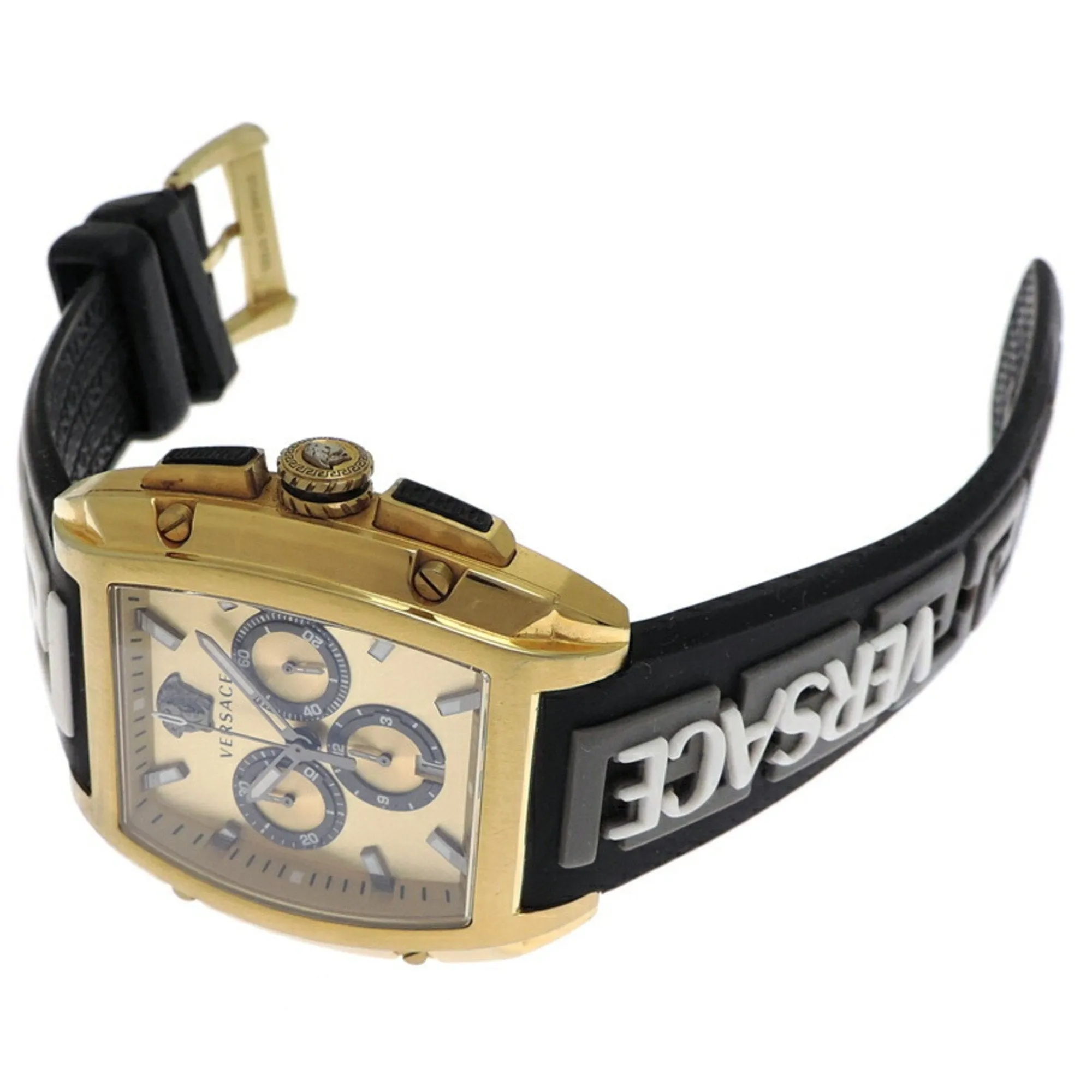 Versace Stainless Steel Wristwatch (Pre-Owned)