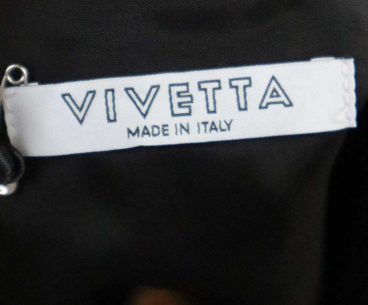 Vivetta Black & Multi Print Skirt sz 4