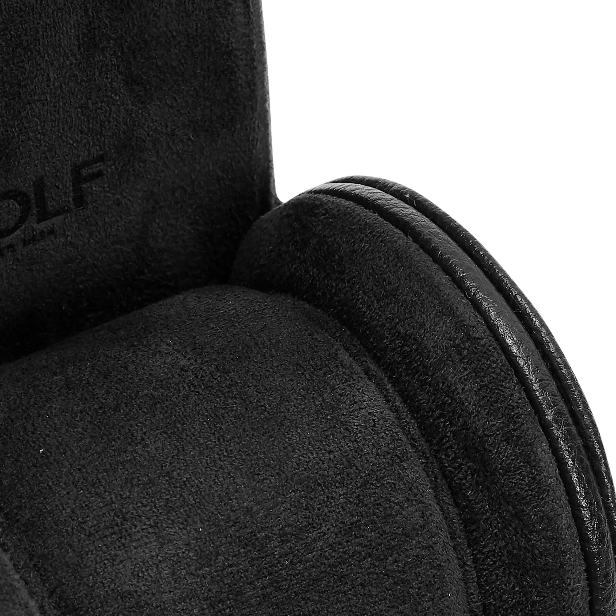 Wolf 529080 Blake Narrow Single Watch Roll in Black Leather
