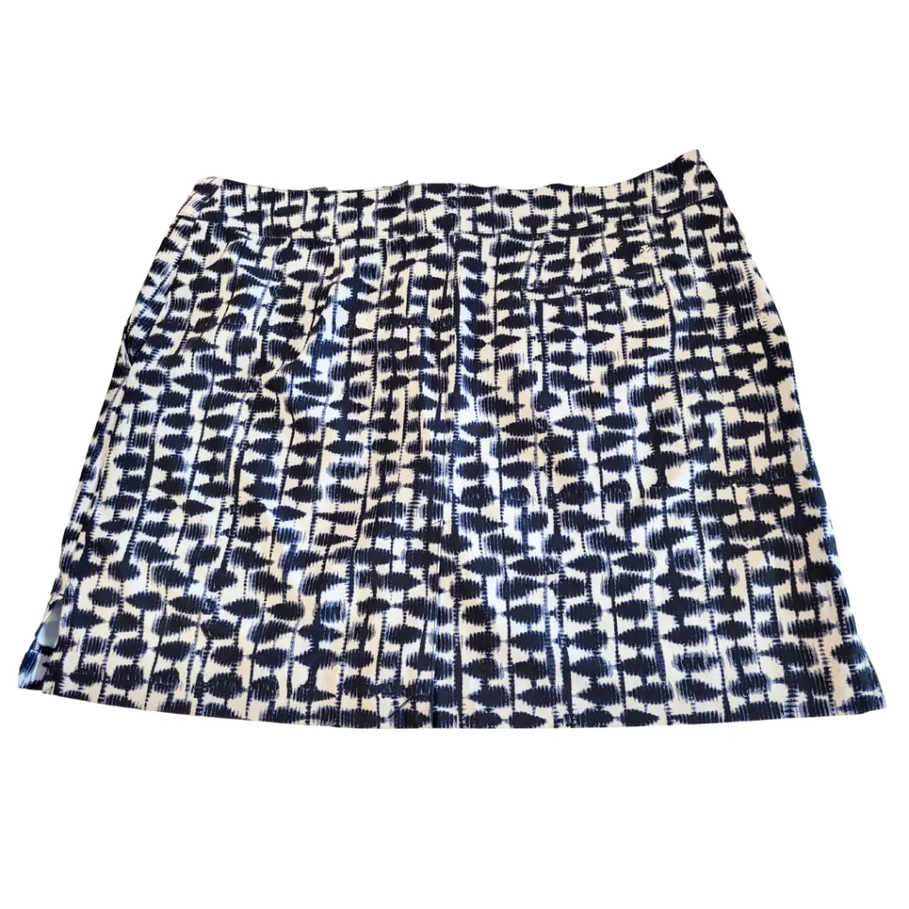 Women's Izod Golf Navy Ink Soundwave Skort Size 16 MSP$68