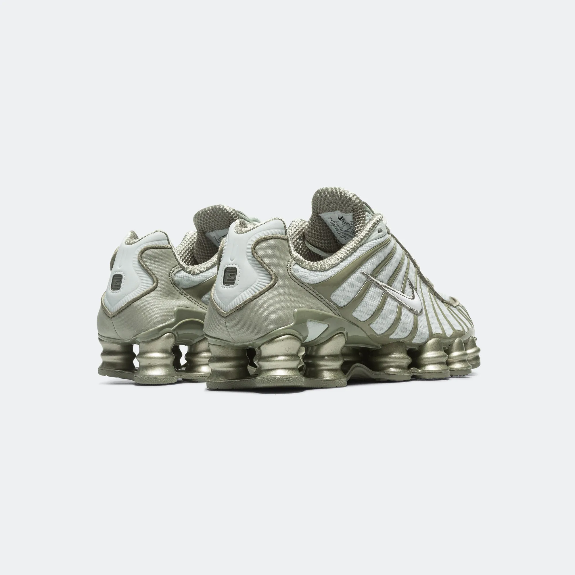 Womens Shox TL - Light Silver/White-Light Army