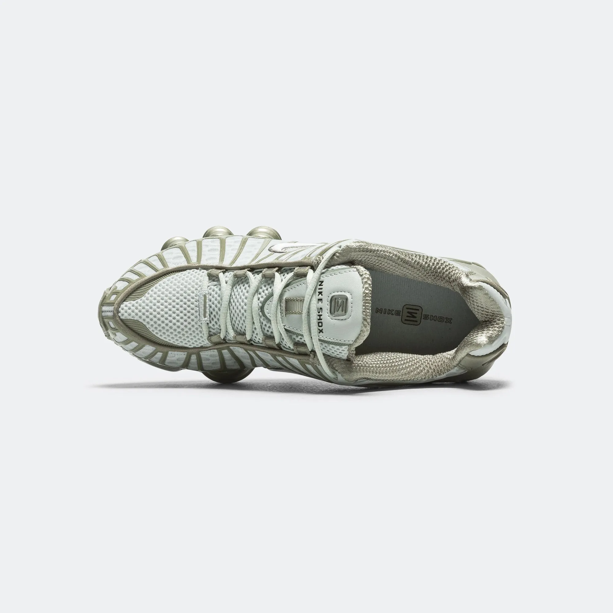 Womens Shox TL - Light Silver/White-Light Army