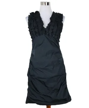 Yigal Azrouel Navy Blue Ruffle Dress sz 4
